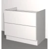 Laatikoston runko Ideal Keittiöt 2 laatikolla, eri kokoja, valkoinen