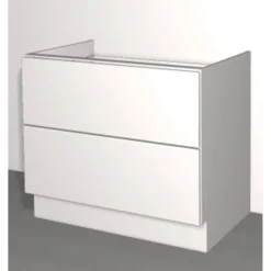 Laatikoston runko Ideal Keittiöt 2 laatikolla, eri kokoja, valkoinen