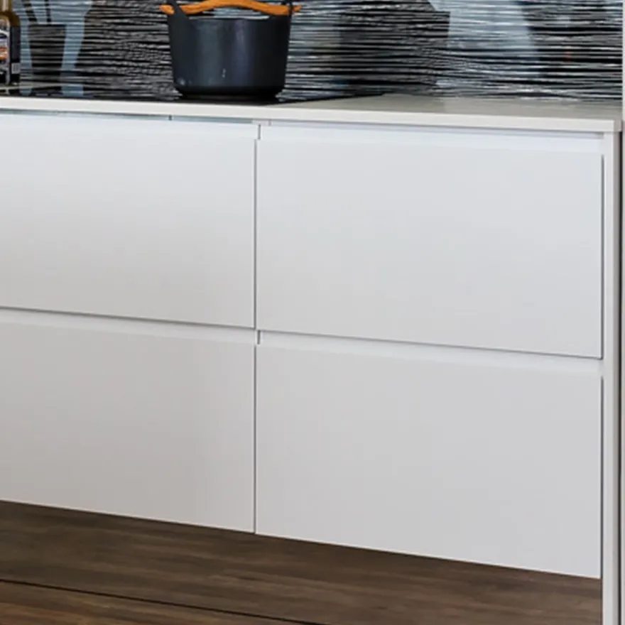 Laatikoston runko Ideal Keittiöt 2 laatikolla, eri kokoja, valkoinen