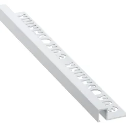 Laattalista/ulkokulma Euroshrink kantikas pvc 212, 2.55m, eri vaihtoehtoja