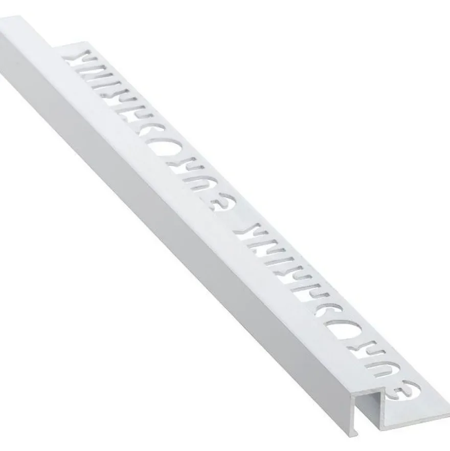 Laattalista/ulkokulma Euroshrink kantikas pvc 212, 2.55m, eri vaihtoehtoja