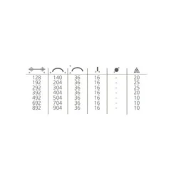 Lankavedin Grip Meta, 128mm, anodisoitu alumiini