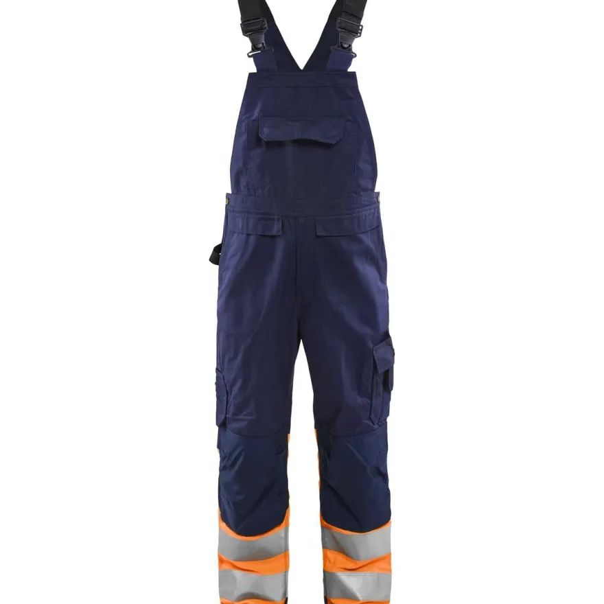 Lappuhaalari Blåkläder 2662 Highvis, mariininsininen/huomio-oranssi