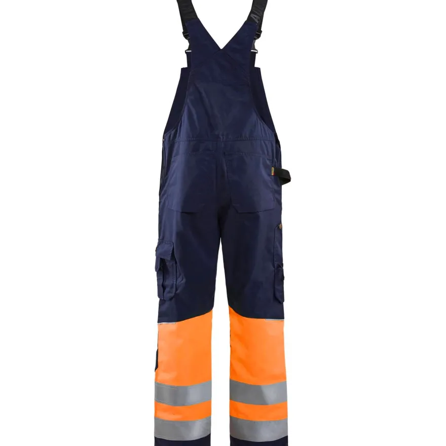 Lappuhaalari Blåkläder 2662 Highvis, mariininsininen/huomio-oranssi