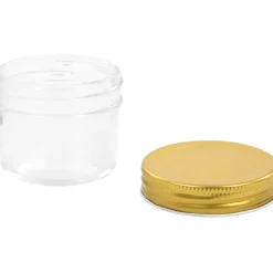 Lasiset hillopurkit kullan värisillä kansilla 48 kpl 110 ml