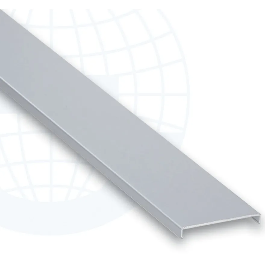 Lasitiilen kehyslista Euroshrink rst 265s, 84x10mm x 2.5m, kiiltävä teräs