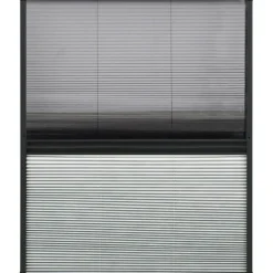 Laskostettu hyönteisverkko ikkunaan alumiini 60x80 cm kaihdin