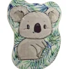 Lastenhuoneen matto Linento Koala Shape, 140x190cm, vihreä/harmaa