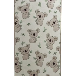 Lastenhuoneen matto Linento Koala, 80x120cm, harmaa