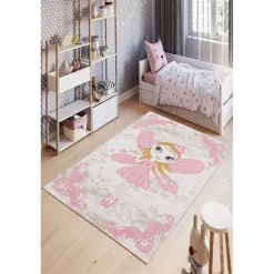 Lastenhuoneen matto Linento W1018, 60x100cm, beige