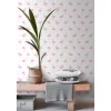 Lastenhuoneen tapetti ESTA Jungle Fever 138992, non-woven, eläin, valkoinen/vaaleanpunainen