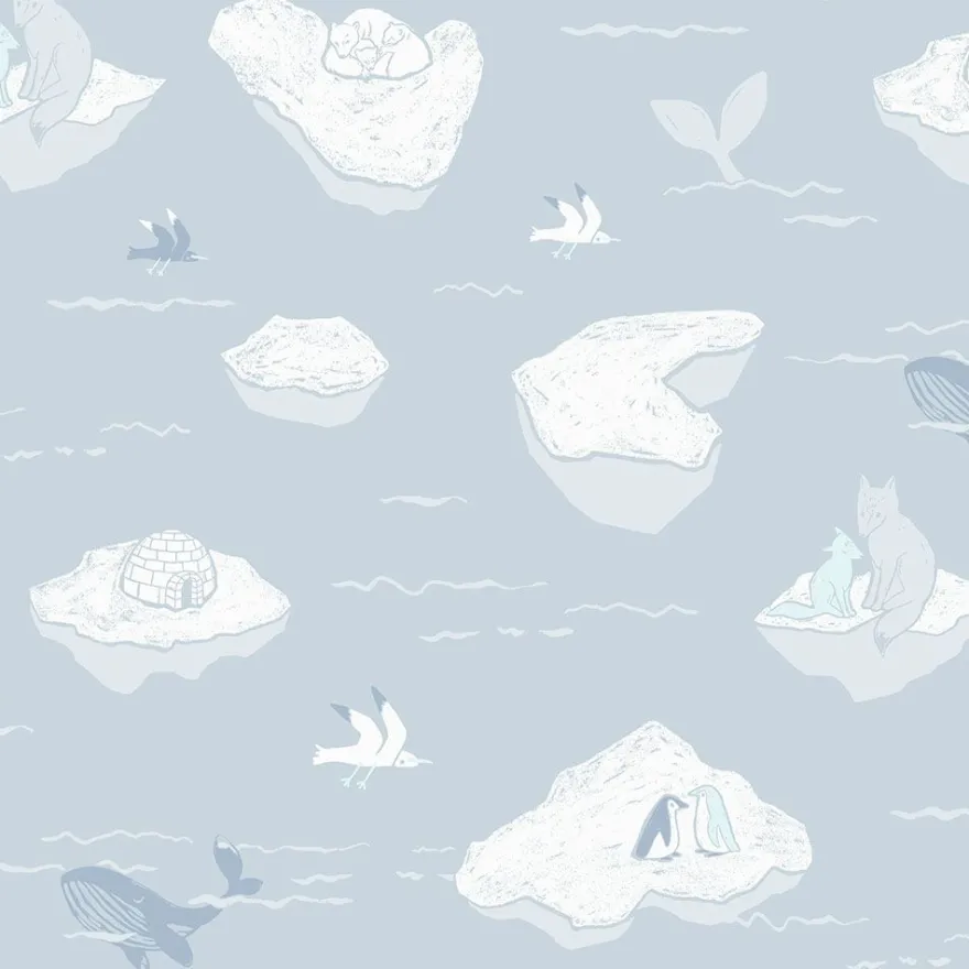 Lastenhuoneen tapetti Fiona No Limits Arctic, eläin