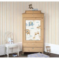 Lastenhuoneen tapetti Galerie Just 4 Kids II G56500-02, raita