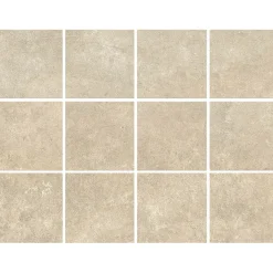 Lattialaatta Bien Arcides Latte, himmeä, beige, 10x10cm