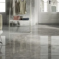Lattialaatta Fioranese Marmorea Grigio Imperiale 74x74cm, sileä, harmaa