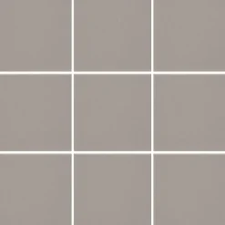 Lattialaatta Pukkila Natura Vaaleanharmaa, himmeä, sileä, 96x96mm, lasikuituverkossa