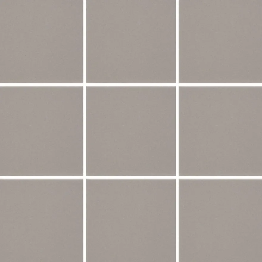 Lattialaatta Pukkila Natura Vaaleanharmaa, himmeä, sileä, 96x96mm, lasikuituverkossa