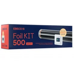 Lattialämmityskelmupaketti Ebeco FOIL KIT 500, 97 cm lämmitysleveys, 15m, 15m2, 945W
