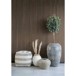 Lattiamaljakko House Nordic Capelo, Ø47x69cm, harmaa