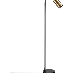 Lattiavalaisin Linento Lighting Emek, 120cm, musta/kulta