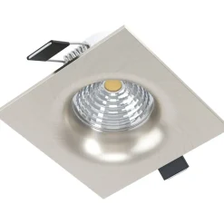 LED-alasvalo Eglo Saliceto, 2700K, harjattu teräs