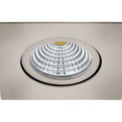 LED-alasvalo Eglo Saliceto 98308, 88x88mm, 4000K, harjattu teräs