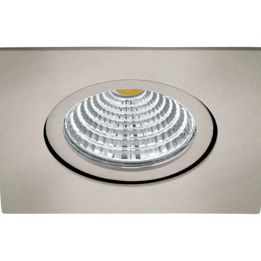 LED-alasvalo Eglo Saliceto 98308, 88x88mm, 4000K, harjattu teräs
