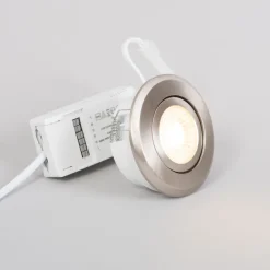 LED-alasvalo FTLIGHT Pallas, 6W, 450lm, IP44, 38°, himmennettävä, kromi, eri vaihtoehtoja