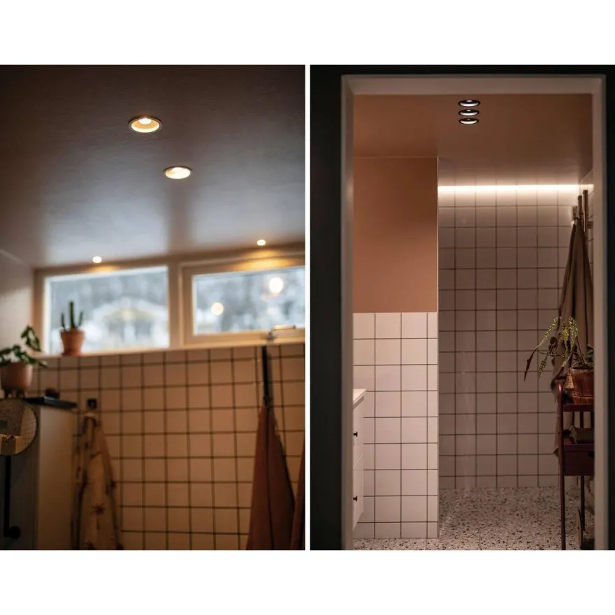 LED-alasvalo Hide-a-lite Level Quick ISO, 4000K, valkoinen