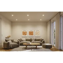 LED-alasvalo Paulmann Cole Ø88mm IP44 6W 470lm himmennettävä 2700K