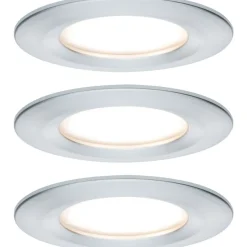 LED-Alasvalosetti Paulmann Nova, 3-osainen, himmennettävä, IP44, 2700K, eri värejä