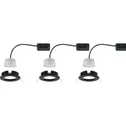 LED-Alasvalosetti Paulmann Nova, 3-osainen, himmennettävä, IP44, 2700K, eri värejä