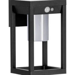 LED-aurinkokennoseinävalaisin Eglo, Martano, liiketunnistin, musta