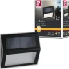 LED-aurinkokennovalaisin portaille Paulmann Dayton, IP44, 3000K, hämärätunnistin, antrasiitti