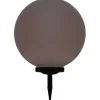 Led-aurinkokennovalaisin väriä vaihtava pyöreä 50 cm rgb