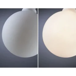 LED-filamenttilamppu Paulmann Lampion Globe, G125, E27, 400lm, 4.3W, 3000K, himmennettävä, valkoinen