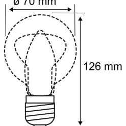 LED-filamenttilamppu Paulmann Pear, E27, 1521lm, 12.5W, 2700K, himmennettävä, kirkas