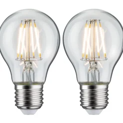 LED-filamenttilamppu Paulmann Pear, E27, 470lm, 5W, 2700K, kirkas, 2kpl