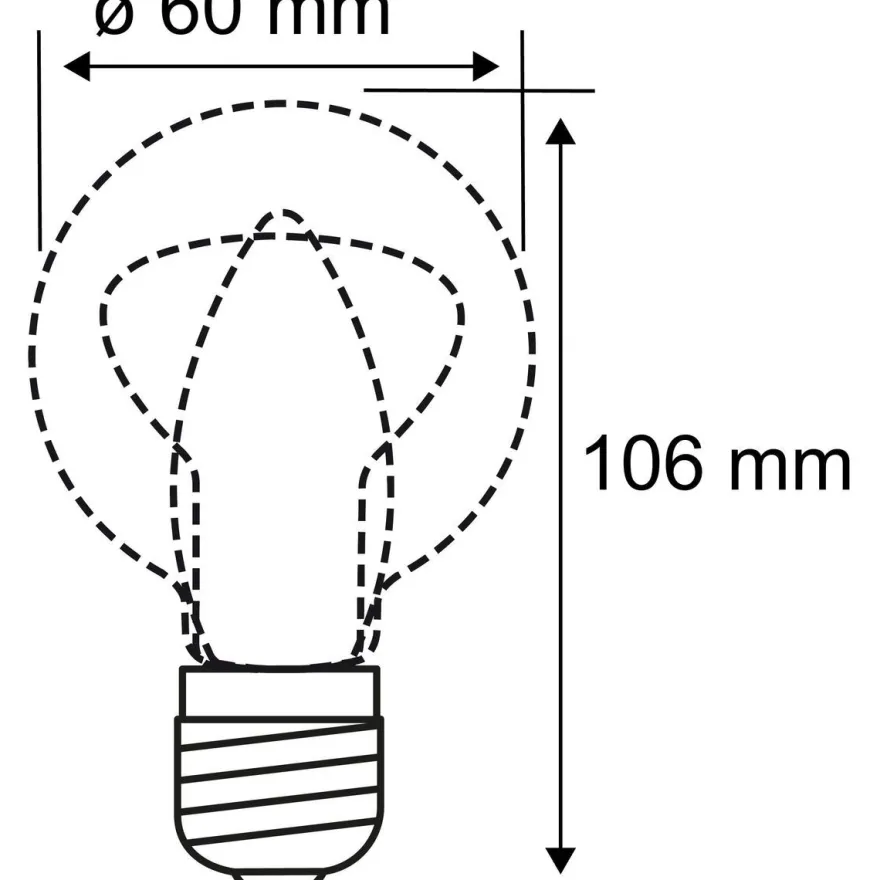 LED-filamenttilamppu Paulmann Pear, E27, 806lm, 7W, 2700K, matta