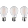 LED-filamenttilamppu Paulmann Pear, E27, 1055lm, 9W, 2700K, matta, 3kpl
