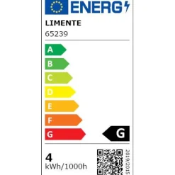 LED-kalustevalaisin Limente LED-LENOX, 4000K, 4kpl, eri värejä