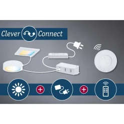 LED-kalustevalaisin Paulmann Clever Connect Trigo, 2.1W, säädettävä värilämpötila, eri värejä