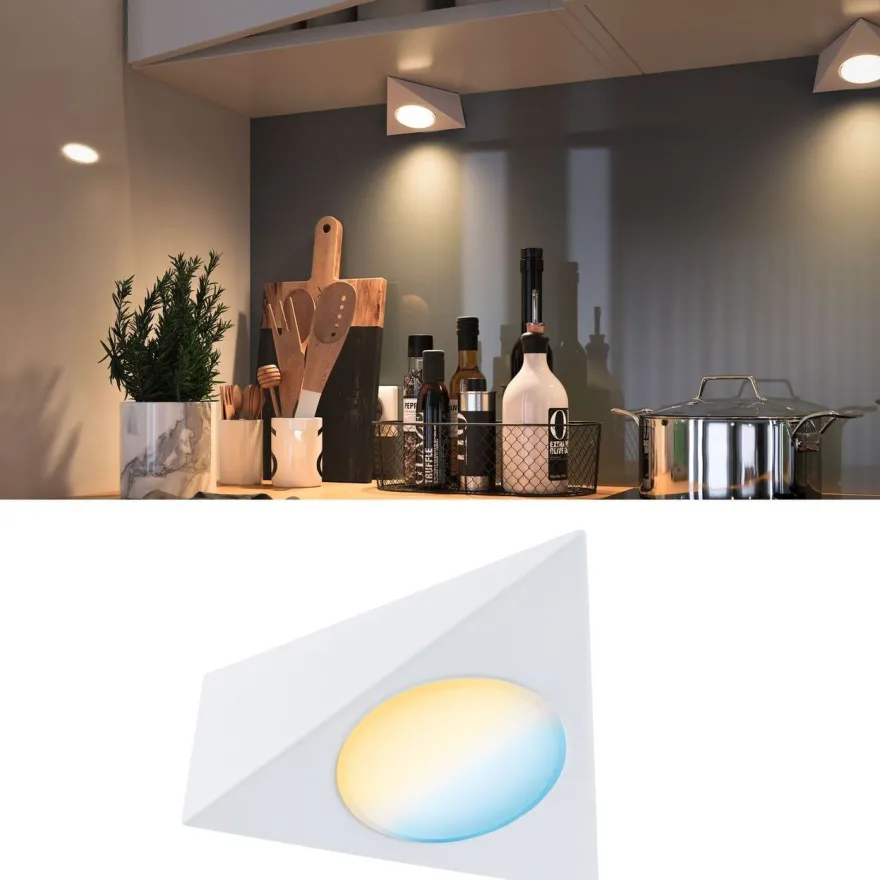 LED-kalustevalaisin Paulmann Clever Connect Trigo, 2.1W, säädettävä värilämpötila, eri värejä