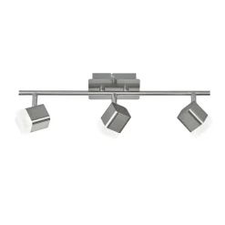LED-kattospotti Trio Roubaix 145x480x90 mm harjattu teräs