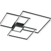 LED-kattovalaisin Trio Hydra, 66x66cm, antrasiitti