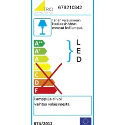 LED-kattovalaisin Trio Hydra, 65x65cm, antrasiitti