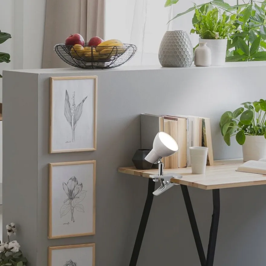 LED-klipsivalaisin Rabalux Noah, Ø7cm, 5W 360lm 3000K, eri värejä