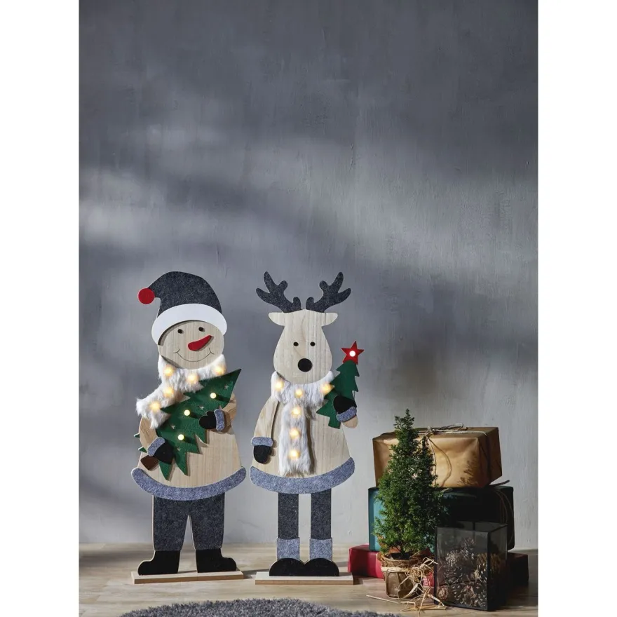 LED-koristehahmo Star Trading Billy, poro, 80cm
