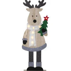LED-koristehahmo Star Trading Billy, poro, 80cm