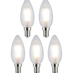 LED-kynttilälamppu Paulmann Candle, E14, 470lm, 4.8W, 4000K, matta, 5kpl